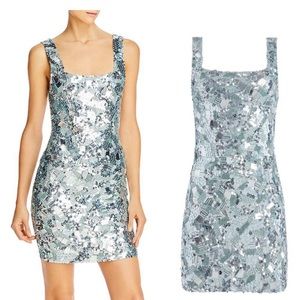 Alice + Olivia Addie Embellished Cocktail Dress